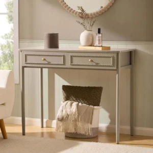 Posy Bobbin Dressing Table - Taupe